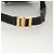 Borsa a vita in pelle nera e oro Burberry Auth bs27391 Nero D'oro - vista 7