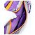 Borsa a vita GUCCI Nylon Argento Viola 752102 Auth 127885M Porpora - vista 15
