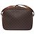 Céline Bolso de hombro de lona Macadam CELINE en cuero PVC marrón dorado Auth 130409 Castaño - vista 2