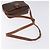 Céline Bolso de hombro de lona Macadam CELINE en cuero PVC marrón dorado Auth 130409 Castaño - vista 7