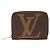 Monedero Zippy Monogram Gigante Louis Vuitton Castaño