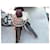 Hermès togo leather bell, pull tab, and lock in red, brand new with dustbag  - view 3