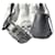 Hermès campanella, cerniera e lucchetto argentato in pelle togo nera nuovo dustbag Nero Silver hardware