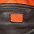 Borsa Clutch Fendi Selleria Arancione - vista 7