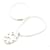 Collier Stud Chaine d'Ancre PM d'Hermès Marron Beige  - vue 3