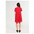 Claudie Pierlot Rotes Rüschenhemdkleid - Ansicht 7