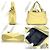 Loewe Gelbe Wildleder-Handtasche - Ansicht 3