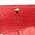 Billetera plegable Monogram Empreinte Louis Vuitton Roja Fucsia - vista 9