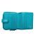 Billetera bi-fold Chanel Camelia Coco Mark Azul claro - vista 7