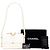 Chanel Branco Couro Amassado En Vogue Flap Corda Cru - vista 14