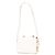 Chanel Branco Couro Amassado En Vogue Flap Corda Cru - vista 2