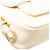Chanel Branco Couro Amassado En Vogue Flap Corda Cru - vista 9