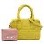 Borsa a mano Arcadie in rafia gialla all'uncinetto Miu Miu Giallo - vista 6