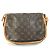 Borsa a Spalla Menilmontant PM Monogramma Louis Vuitton Marrone - vista 2