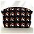 Pochette in pelle Saffiano Prada Nero Arancione - vista 5
