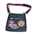 Borsa a tracolla Gucci GG Tiger Patch Courier Nero Multicolore - vista 12
