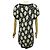 VESTIDO CHANEL FLORES BOTONES LOGO CC P47676K06085 S 36 EN ALGODÓN NEGRO - vista 3