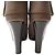 NUEVAS BOTAS LOUIS VUITTON QUEEN TALLA 39 TACÓN CUERO MARRÓN Castaño - vista 5