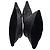 Botas altas Viola Slouch en glitter negro de Alexander Wang - vista 3