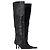 Botas altas Viola Slouch en glitter negro de Alexander Wang - vista 4