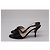 Timeless Sandali con tacco Chanel CC Bow in pelle nera Nero - vista 10