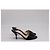 Timeless Sandali con tacco Chanel CC Bow in pelle nera Nero - vista 7