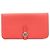 Hermès Portafoglio Long Togo Dogon Hermes Rosa