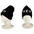 Bonnet en laine Monogram LV Headline de Louis Vuitton Noir - vue 5