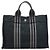 Hermès Herbag Canvas Tote Bag Schwarz