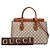 Borsa 2 in 1 Gucci GG Supreme Marrone Beige - vista 10