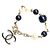 Bracciale Coco Mark di Chanel Blu - vista 2