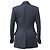 Prada Herringbone Single-Breasted Blazer with Pockets in Grey Wool - view 3