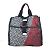 Borsa 2WAY con logo Christian Louboutin Nero Bianco Rosso