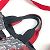 Borsa 2WAY con logo Christian Louboutin Nero Bianco Rosso - vista 13