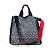 Borsa 2WAY con logo Christian Louboutin Nero Bianco Rosso - vista 2