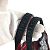 Borsa 2WAY con logo Christian Louboutin Nero Bianco Rosso - vista 9