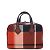 Borsa Mini Tote Foult Victoria 3 di Hermès Marrone Nero Crudo Blu scuro