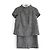 Prada Fall 2007 Mink Collar Tweed Jacket Grey Dark grey - view 9