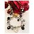 Splendida parure gioielli DOLCE & GABBANA bracciale orecchini Nero Argento Bianco - vista 11