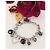 Splendida parure gioielli DOLCE & GABBANA bracciale orecchini Nero Argento Bianco - vista 9