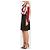 Top Céline, modelo Línea Gráfica Negro Blanco Roja - vista 4