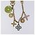 LOUIS VUITTON Llave Cadena Looping Charm Oro M66474 LV Auth 130526 Multicolor Dorado - vista 3