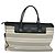 BURBERRY Nova Check Boston Tasche aus Canvas Beige Silber Authentisch ti3201 - Ansicht 2