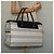 BURBERRY Nova Check Boston Tasche aus Canvas Beige Silber Authentisch ti3201 - Ansicht 20