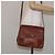 Borsa a Spalla Gucci Bamboo in Pelle Marrone Oro 001 14 1571 Auth fm4767 D'oro - vista 24