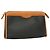 Borsa a mano Christian Dior in PVC nero e oro Auth ti3240 D'oro