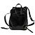 Zaino Salvatore Ferragamo in tela verniciata nera e oro Auth BA3113 - vista 2