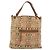 Borsa Tote Burberry Blue Label Pile Beige Auth ti3259