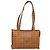 Borsa a spalla MCM Logogram Vicetos in pelle PVC marrone oro Auth BA3258 D'oro