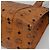 Borsa a spalla MCM Logogram Vicetos in pelle PVC marrone oro Auth BA3258 D'oro - vista 16